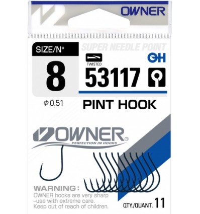 Carlig Owner Pint Hook 53117 Albastru