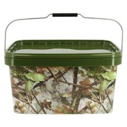 GALEATA CU MANER SI CAPAC NGT SQUARE BAIT BUCKET 12.5L