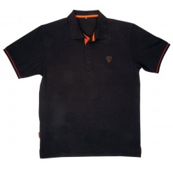 TRICOU FOX POLO SHIRT BLACK ORANGE