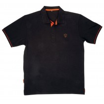 TRICOU FOX POLO SHIRT BLACK ORANGE