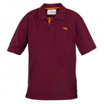 TRICOU FOX CHUNK POLO BURGUNDY - ORANGE TRICOU FOX CHUNK POLO BURGUNDY - ORANGE
