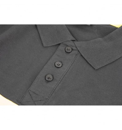 TRICOU MATRIX POLO BLACK-GREY