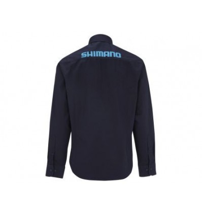 CAMASA SHIMANO SOLID SHIRT NAVY