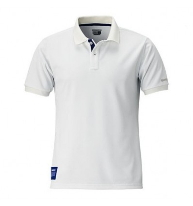TRICOU SHIMANO POLO SHORT SLEEVE WHITE