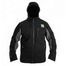 JACHETA PRESTON WINDPROOF HOODED FLEECE GREY-BLACK JACHETA PRESTON WINDPROOF HOODED FLEECE GREY-BLACK