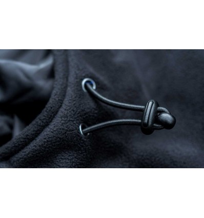 JACHETA PRESTON WINDPROOF HOODED FLEECE GREY-BLACK
