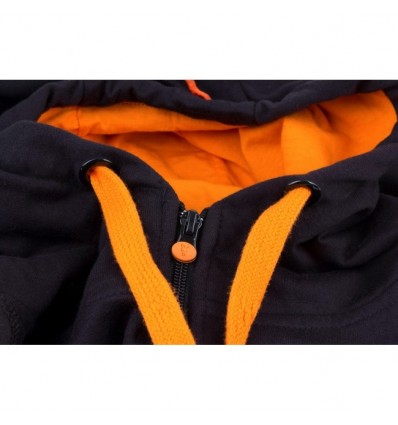 HANORAC FOX BLACK&ORANGE LIGHTWEIGHT ZIPPER