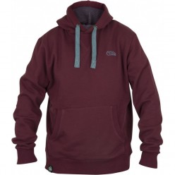 HANORAC FOX CHUNK RIBBED HOODY BURGUNDY
