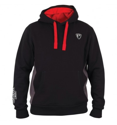 HANORAC FOX RAGE RIBBED HOODY BLACK-GREY