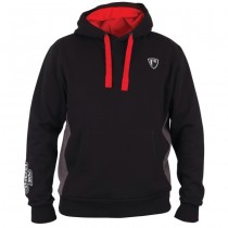 HANORAC FOX RAGE RIBBED HOODY BLACK-GREY HANORAC FOX RAGE RIBBED HOODY BLACK-GREY
