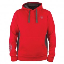 HANORAC FOX RAGE RIBBED HOODY RED-GREY