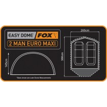 CORT FOX EASY DOME EURO MAXI 2 MAN CORT FOX EASY DOME EURO MAXI 2 MAN