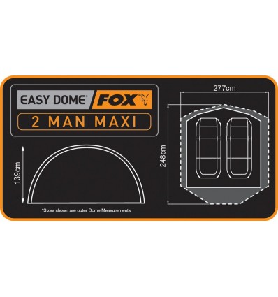 CORT FOX EASY DOME MAXI 2 MAN