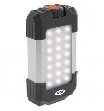 LAMPA + BATERIE EXTERNA NGT POWERBANK 10400MAH MULTIFUNCTIONAL 21+6 LED
