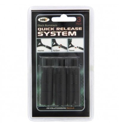 ADAPTOR NGT QUICK RELEASE NEGRU 3 buc/set