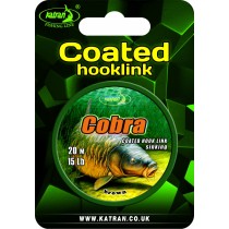 Fir Katran Coated Braided Hook Links Cobra 15lb 20m Fir Katran Coated Braided Hook Links Cobra 15lb 20m
