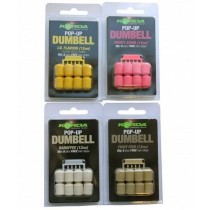 Pelete Flotante Korda Pop-up Dumbell + Free Hair Stops 12mm 8buc/plic