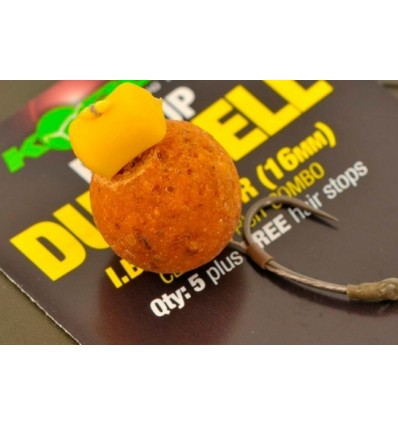 Pelete Flotante Korda Pop-up Dumbell + Free Hair Stops 12mm 8buc/plic
