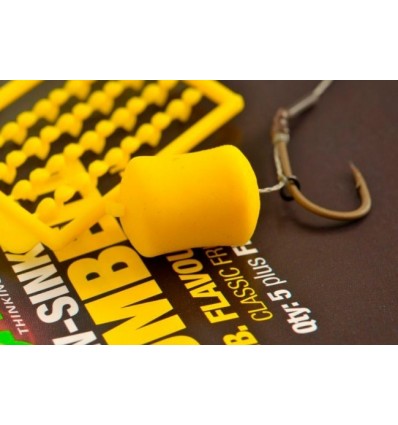 Pelete Flotante Korda Slow-sinking Dumbell + Free Hair Stops 8mm 10buc/plic