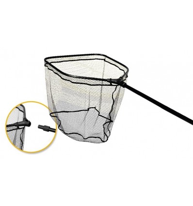 Minciog Telescopic Extra Carp Cu Plasa Cauciucata 70x60cm/1.90m