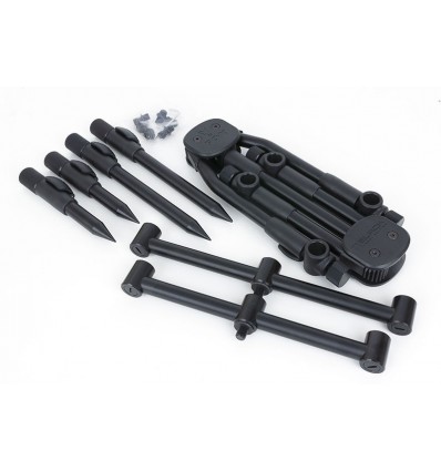 Rod Pod Fox Black Label Complete Compact Pod 3 Posturi