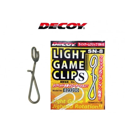 Agrafe Decoy SN-8 Light Game Clip Small 15buc