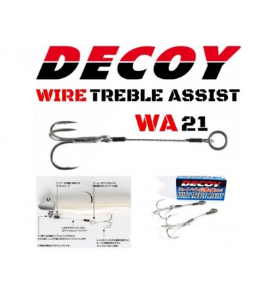 Ancore Decoy WA-21 Wire Treble Assist Hook nr.4 2buc