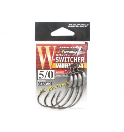 Carlige Decoy Worm 104W Switcher Front Weighted Worm 4buc nr.5/0