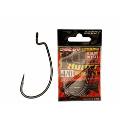 Carlige Decoy Kig Hook Worm 17 Black Nickel