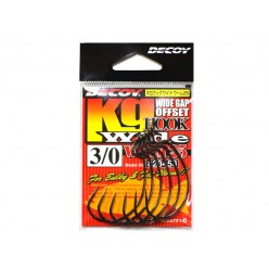 Carlige Decoy Wide Worm 25 Hook Black Nickel 2