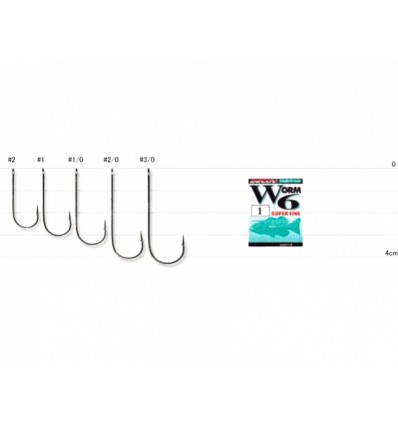 Carlige Decoy Worm 6 Super Fine Black Nickel