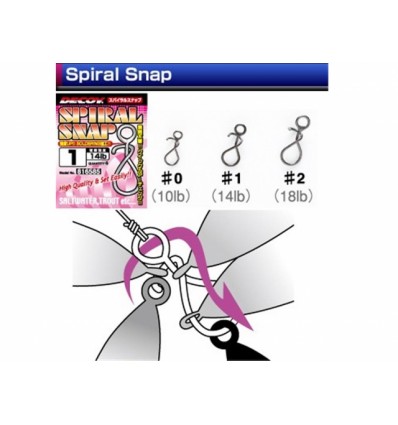 Agrafa Decoy Spiral Snap 6buc