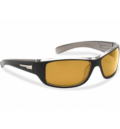 Ochelari Flying Fisherman Helm Black Crystal Gunmetal Yellow Amber