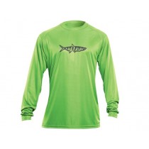Flying Fisherman Tarpon Performance Tee Lime Flying Fisherman Tarpon Performance Tee Lime