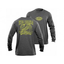 Flying Fisherman Tarpon Outlaw Gray Long Sleeve Tee Flying Fisherman Tarpon Outlaw Gray Long Sleeve Tee