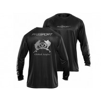 Flying Fisherman Passport Performance Black Long Sleeve Flying Fisherman Passport Performance Black Long Sleeve