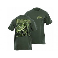 Flying Fisherman Midnight Angler Bass Hunter Tee
