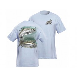 Flying Fisherman Tarpon Light Blue Tee