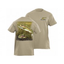 Flying Fisherman Rainbow Trout Prairie Dust Tee