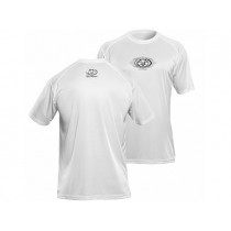 Flying Fisherman Logo Performance Tee White Tee Flying Fisherman Logo Performance Tee White Tee