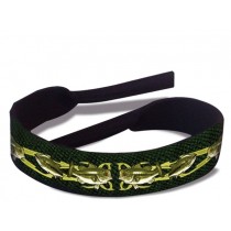 Flying Fisherman Green Bass Soft Strap Retainer Flying Fisherman Green Bass Soft Strap Retainer