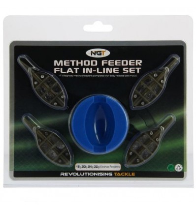 Ngt Method Feeder Flat In-line Set 4+1 (+ Matrita)