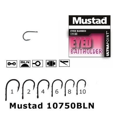 Carlige Cu Ochet Mustad Bln Forjat 2 Spini 10buc/plic