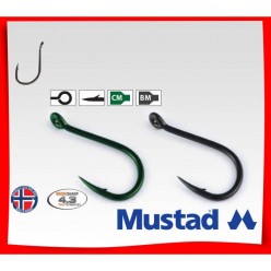 Carlige Mustad Carp Xv2 Chodda Cu Ochet Nichel Negru 10buc/plic