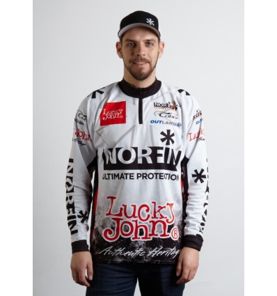 Bluza Lucky John/Norfin Pro Team (Alb)