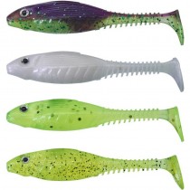 Sensas Gunki Grubby Shad 8.5cm Dark Water Kit 4buc Sensas Gunki Grubby Shad 8.5cm Dark Water Kit 4buc