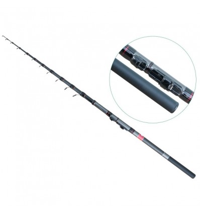 Lanseta bolognesa fibra de carbon Baracuda Vogue 4 m
