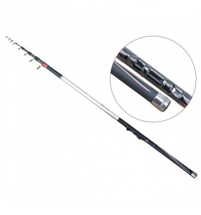 Lanseta bolognesa fibra de carbon Baracuda Golden Star 4 m