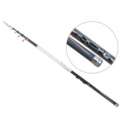 Lanseta bolognesa fibra de carbon Baracuda Golden Star 5 m