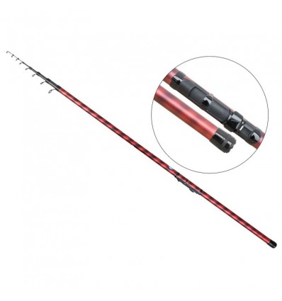 Lanseta bolognesa fibra de carbon Baracuda Mystic Bolo MX500 5.0 m
